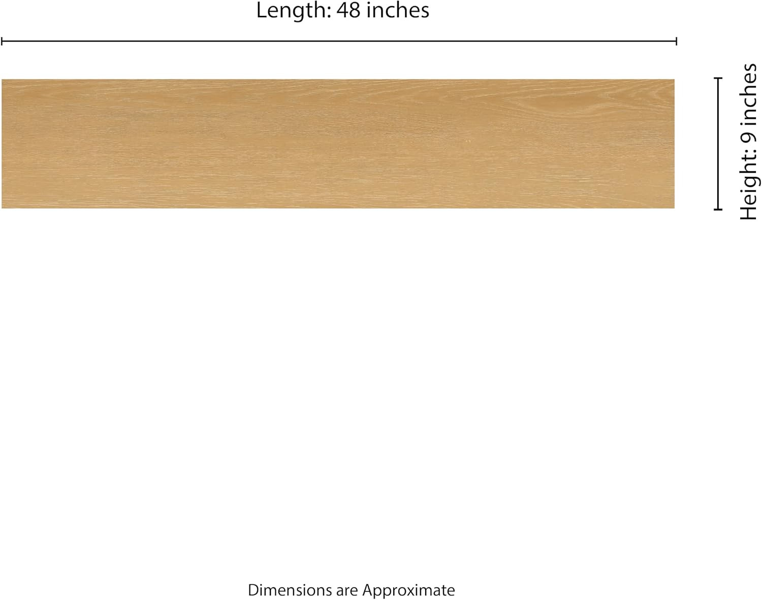 MSI Noble Oak Blonde 9″x48″ Waterproof Hybrid Flooring – 6Mil Durable Design