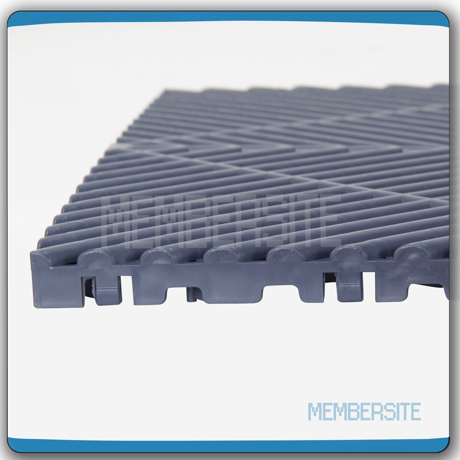 25 Packs Interlocking Garage Floor Tiles 15.75” x 15.75” Vented Water Drainage