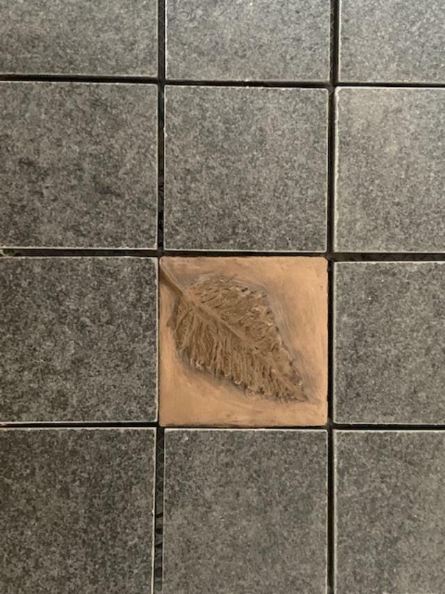 Bronze Cast Resin Nature (Leaves) 2 x 2 Backsplash Accent tile -6 piece set