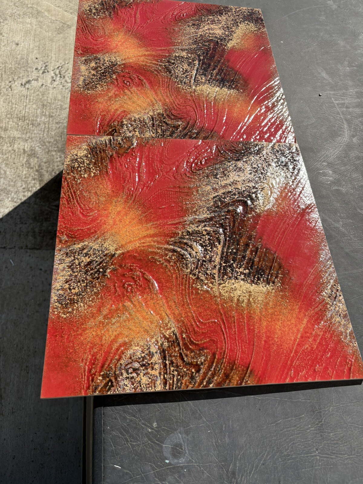 22 Saicis Hi-Tech Gres Made In Italy Tile 18X18 Inch Mid Century Modern Art Deco
