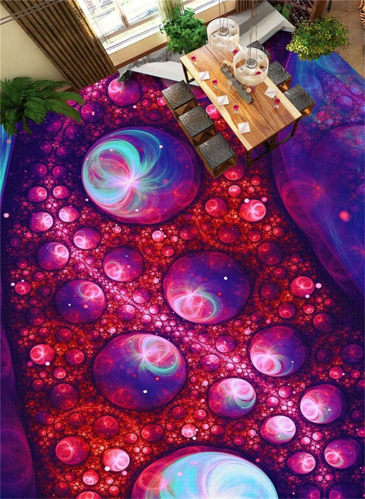 Dreamlike Aperture 3D Floor Mural Photo Flooring Wallpaper Home Print Decoration
