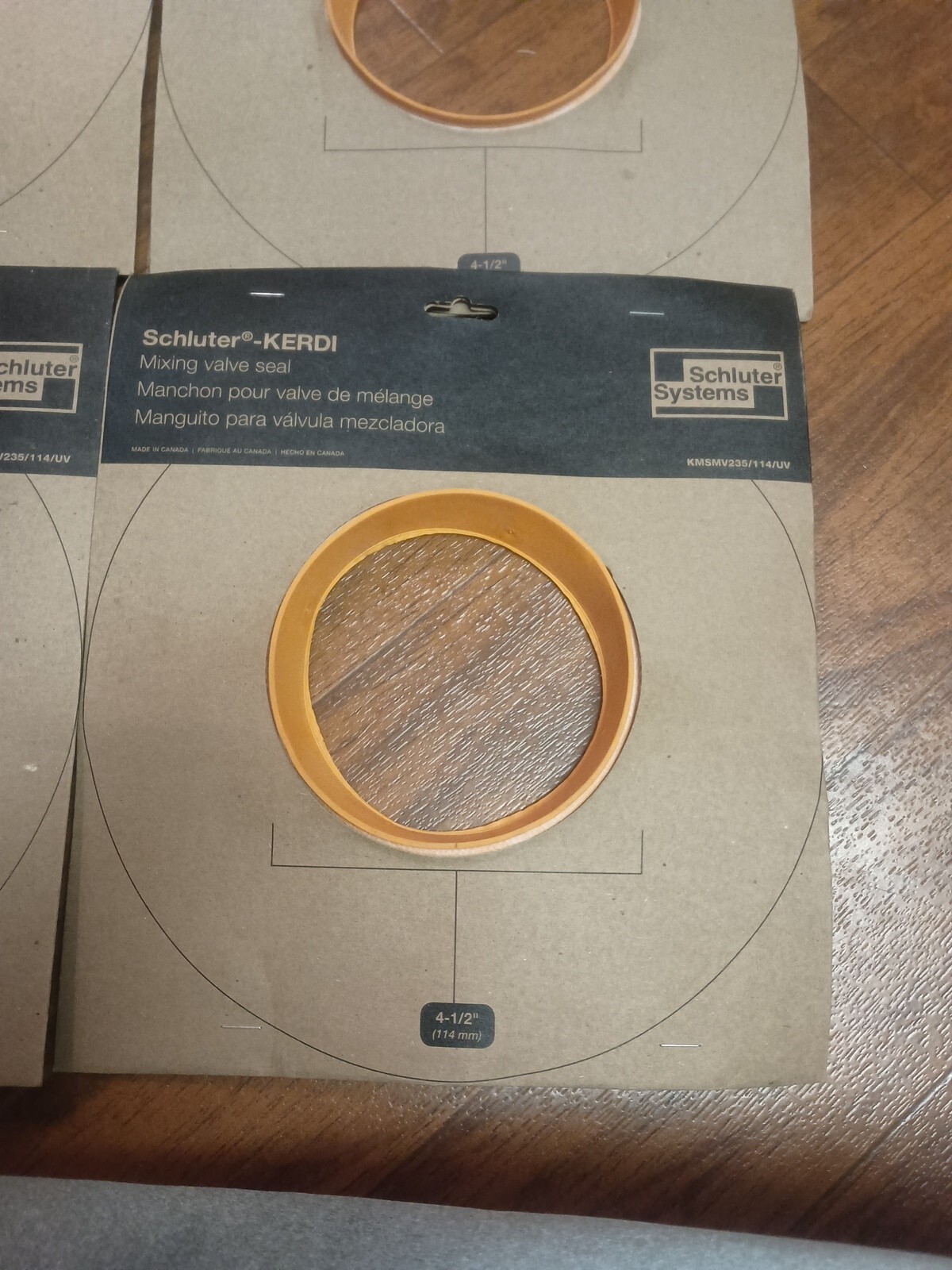 7x Schluter Kerdi Mixing Valve Seal 4-1/2″ KMSMV235/114/UV free shipping