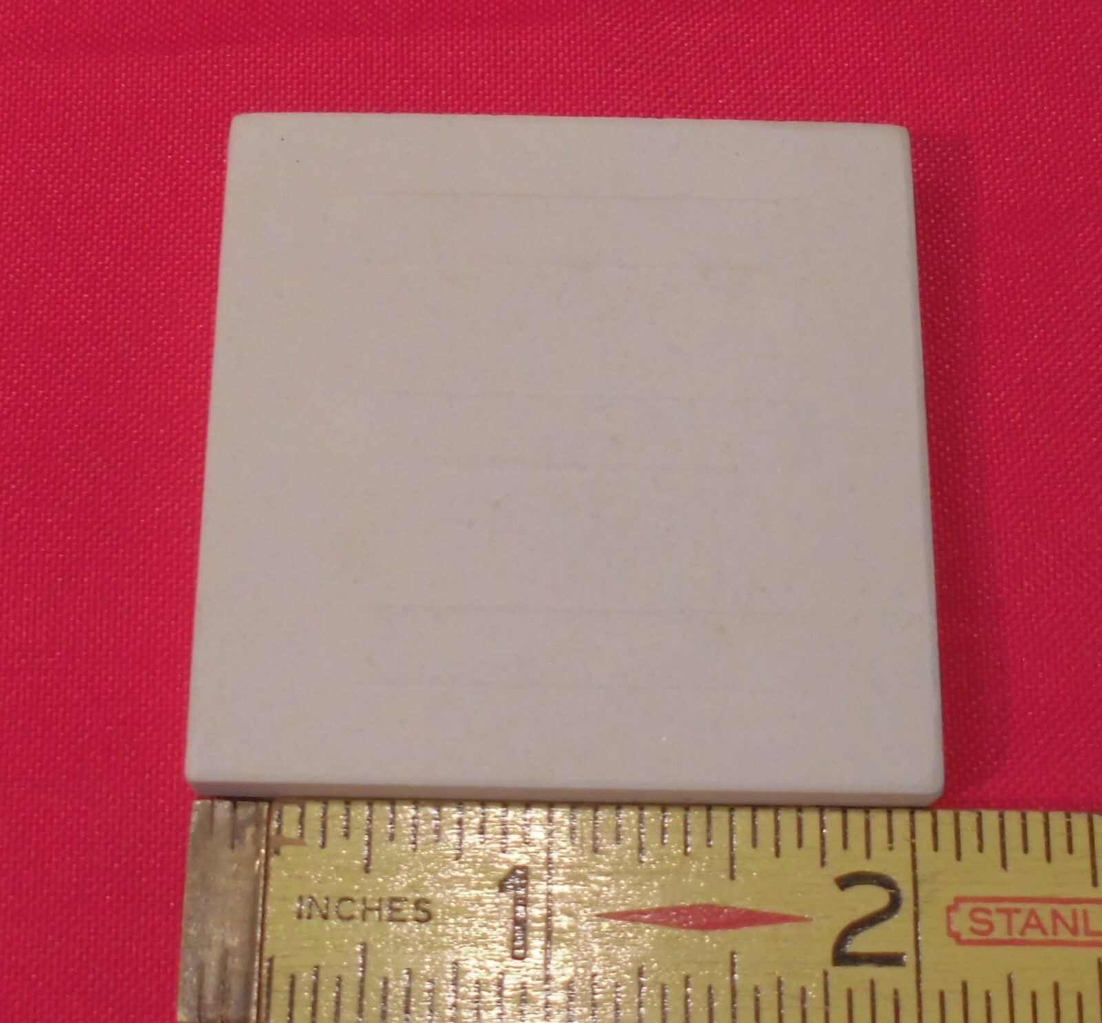 1 pc. Shell Pink: 2″ X 2″ X 5/16″ Ceramic Surface Bullnose Inside Corner Tile