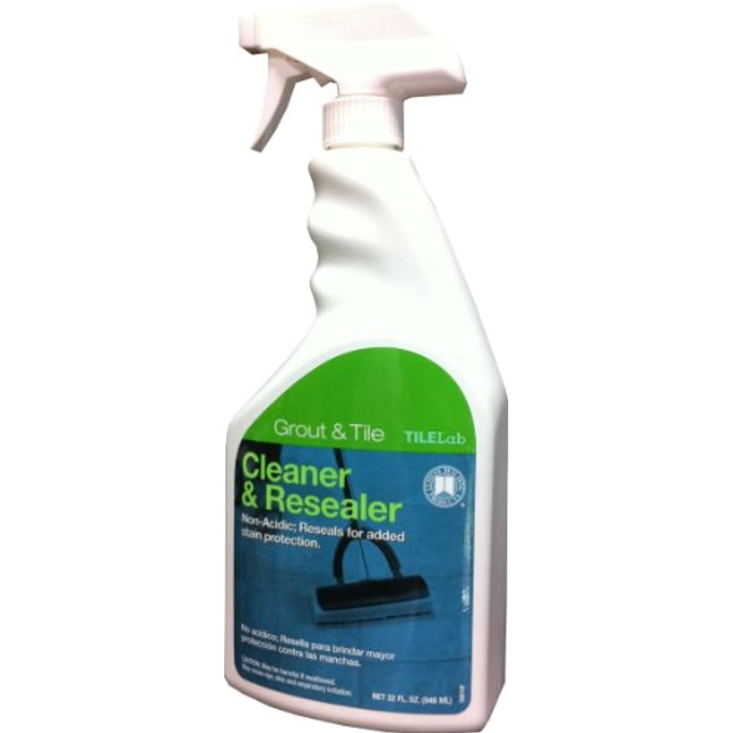Custom Building Products TileLab Grout & Tile Cleaner and Resealer, 32 fl.