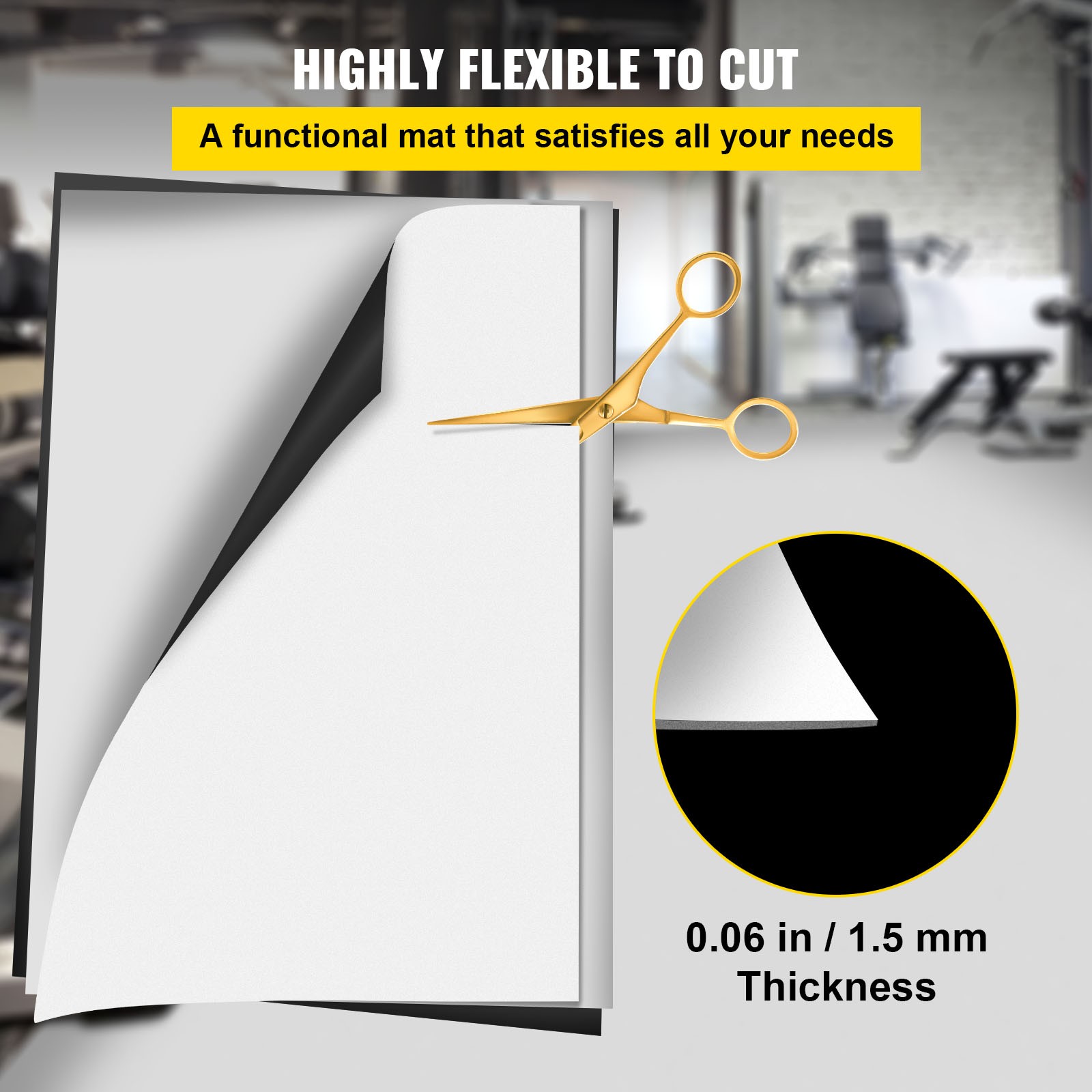 VEVOR Dance Kit Floor Dance Floor Roll 6.6×23 ft Non-Slide PVC Vinyl for Ballet