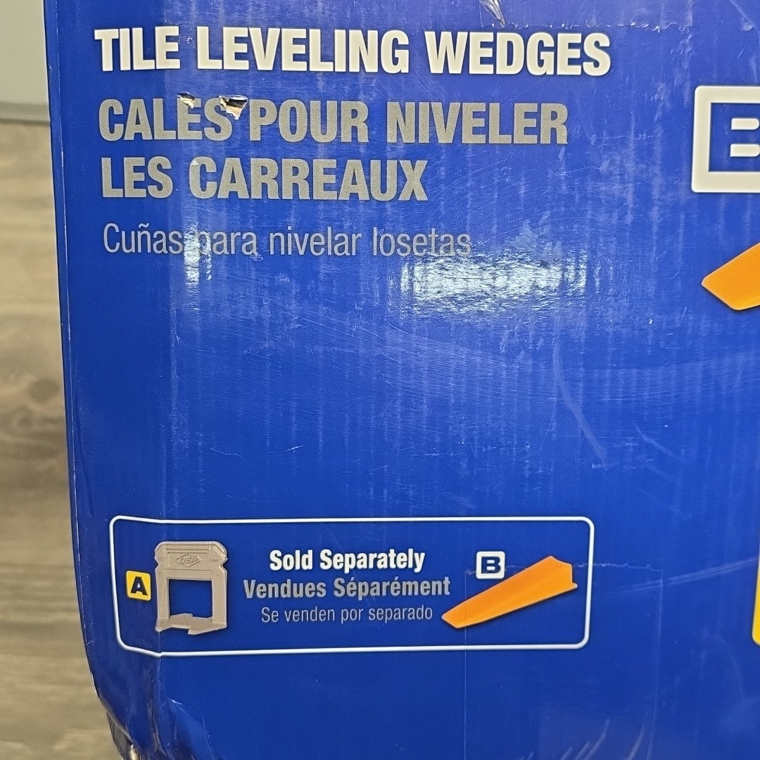 QEP Xtreme Tile Leveling System Part A 1/16″ + Part B Wedges 500 Pack Per Box
