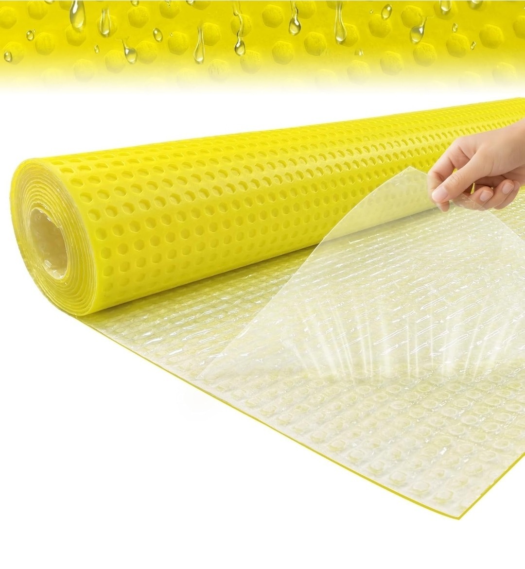 MAXKOSKO 108 Sq Ft Self-Adhesive Uncoupling Membrane, 1/8″ (3 mm) Thick…
