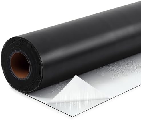 1 Roll EPDM Rubber Roofing Membrane 39″ x 10ft, Self-Adhesive Waterproof Underla