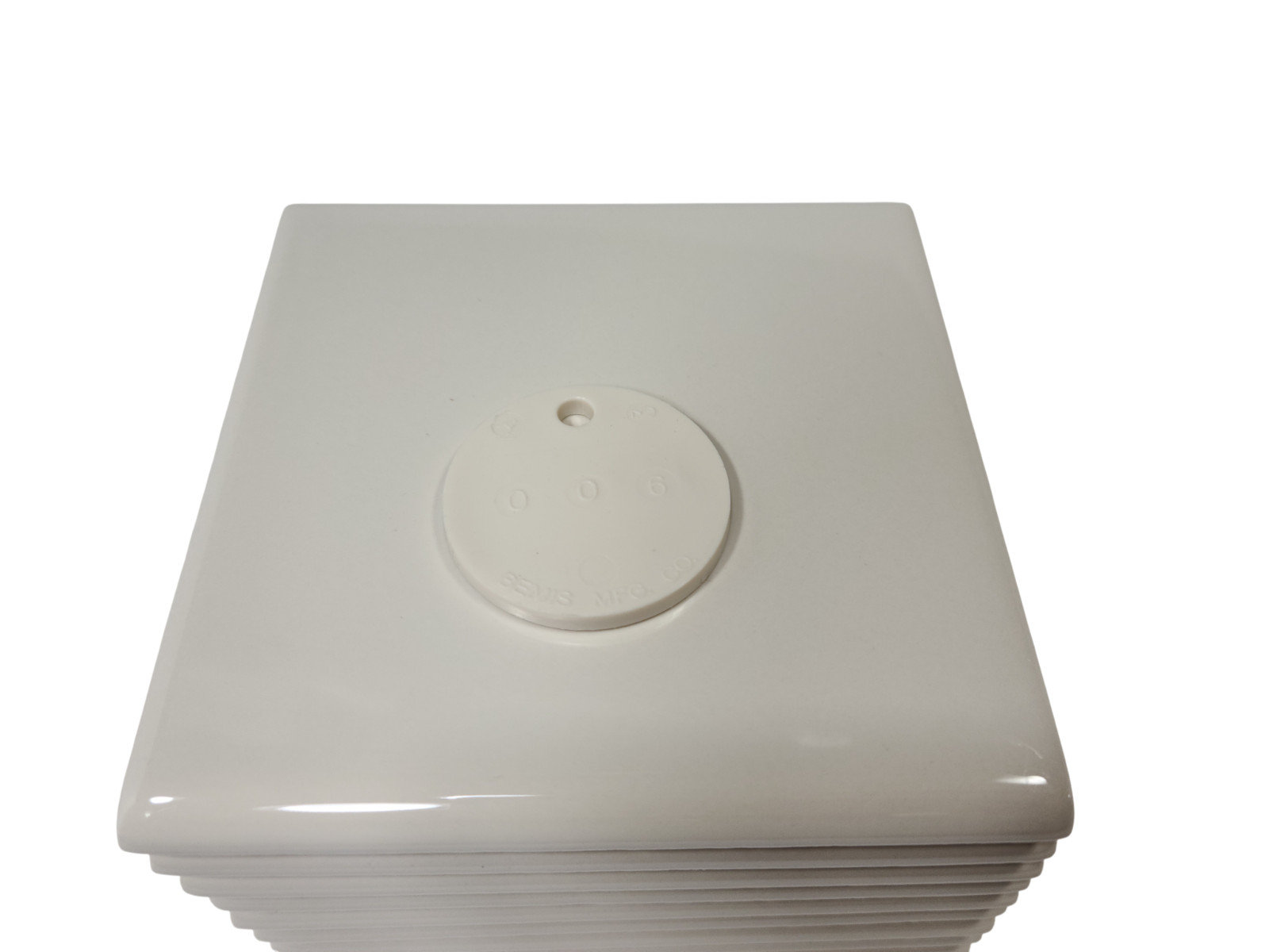 Beige Bullnose 4.25 in Ceramic Tile Almond Bone Subway Square Curved Edge Trim