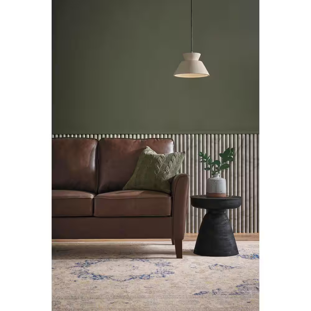 Ultralight Linari round Marble White EPS Foam Wall Panel 0.79 In. X 19.69 In. X
