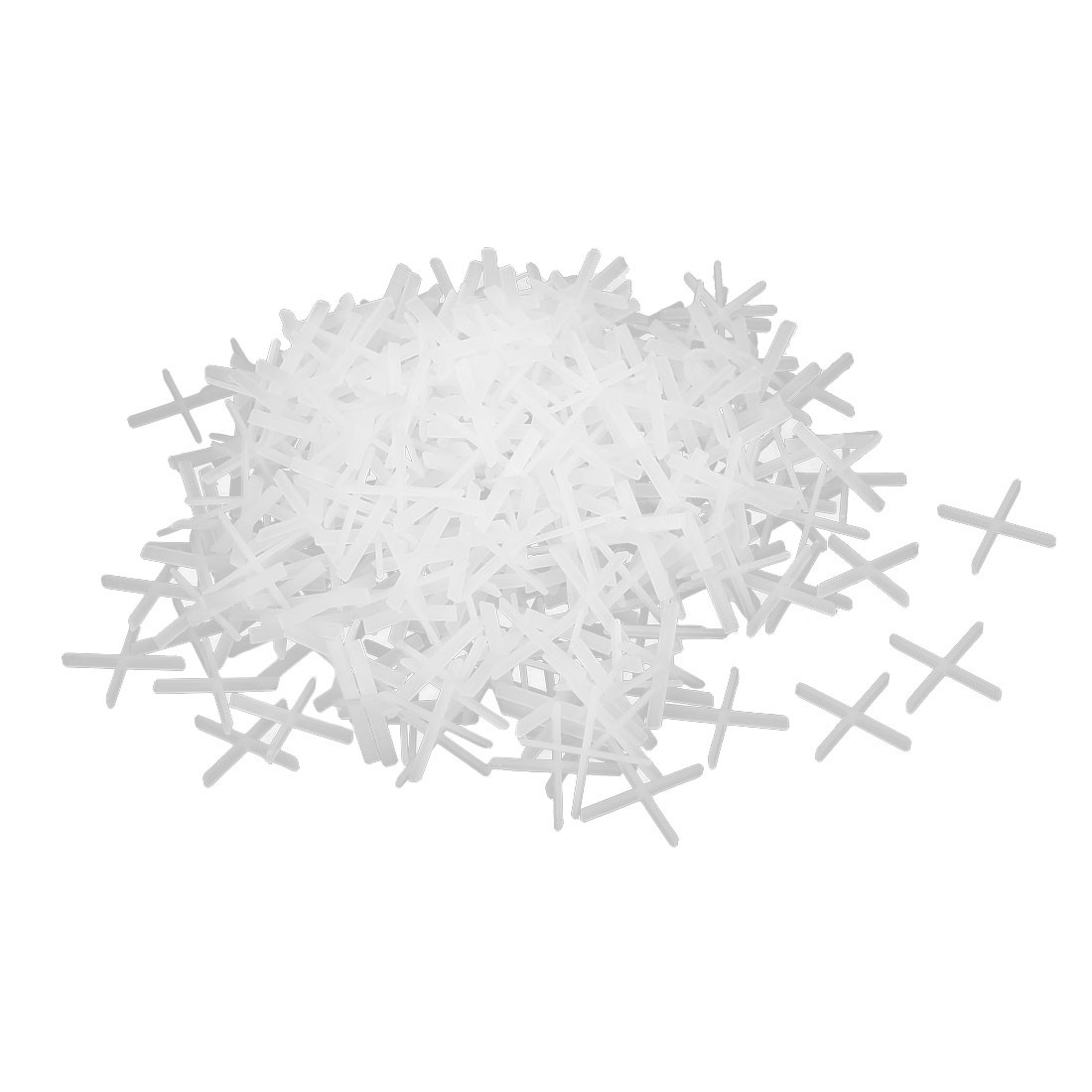 Wall Floor Tile Plastic Cross Spacer 1mm White 500pcs