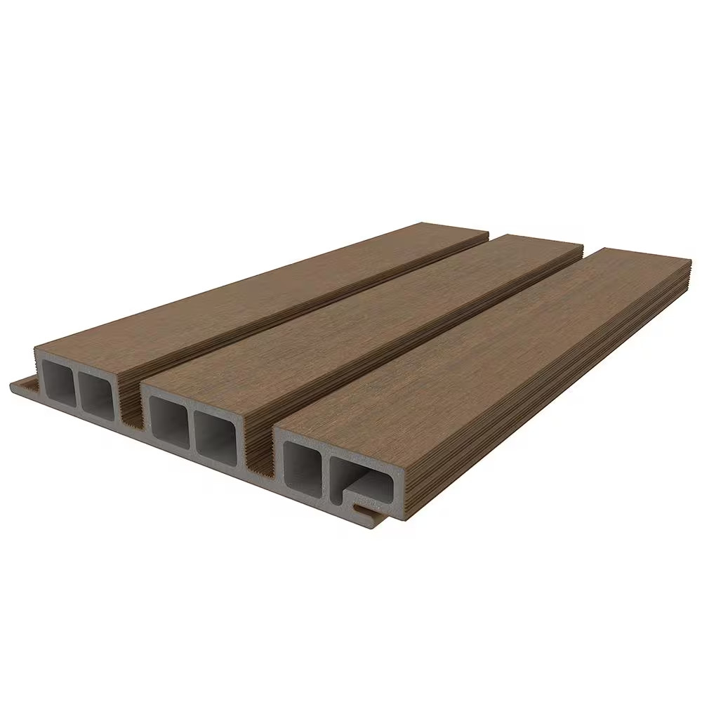 European Siding System 7.7 In. X 96 In. Composite Belgian Board Siding in Peruvi