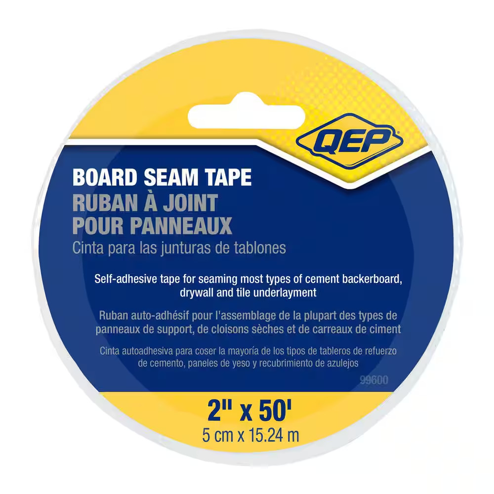2 In. X 50 Ft. Indoor Alkaline Resistant Backer Board Seam Tape Roll