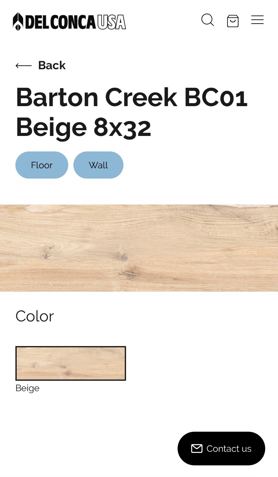 Del Conca floor tile-Beige-Porcelain