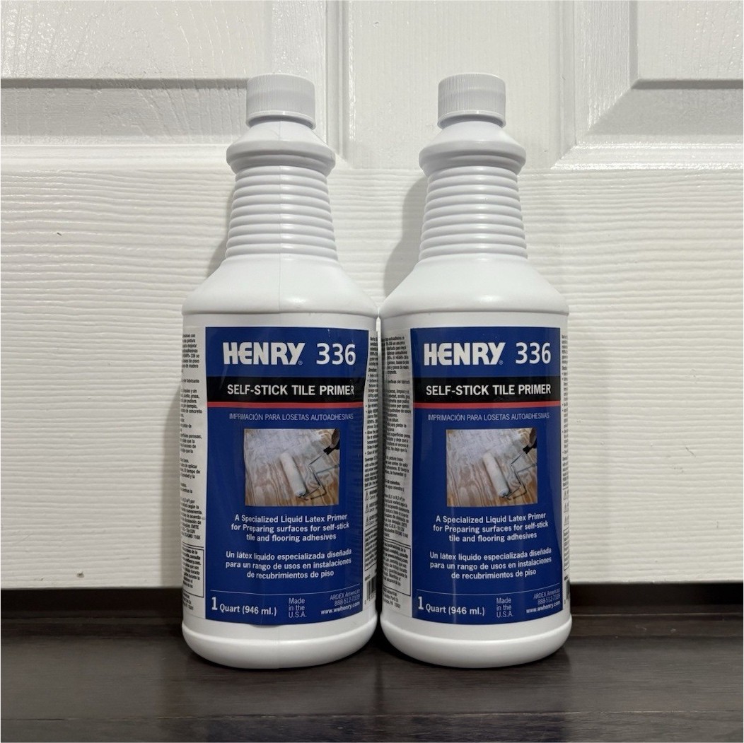 Henry 336 Self-Stick Tile Primer 2 x 1 Quart (946 mL) Bottles— 2 BOTTLES