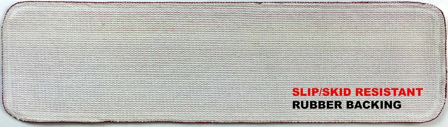 Euro Stair Treads Soft Set of 7 pcs Indoor Slip Resistant 8.5″x30″ Cappuccino
