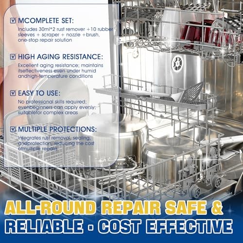 2 oz Dishwasher Rack Repair Coating, Grey Dishwasher Rack 2 Fl Oz (Pack of 1)