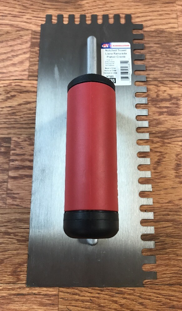 Marshalltown 11” Tile Flooring Trowel 1/4″ x 1/2″ x 1/4″