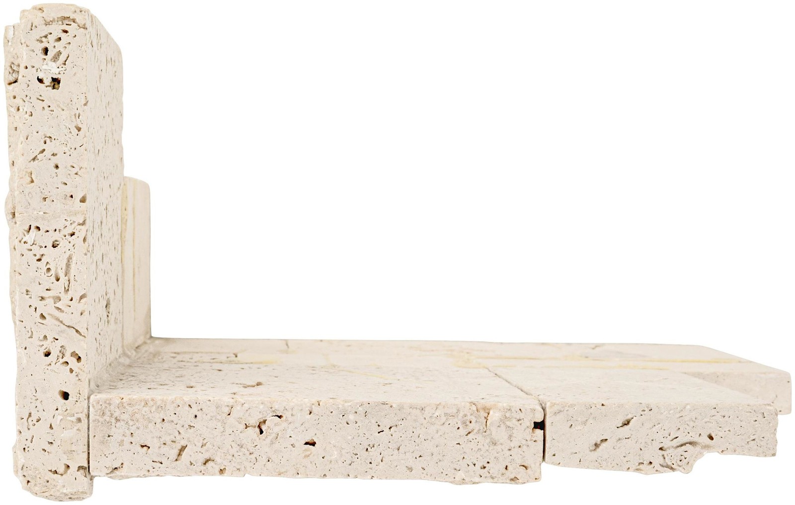 Ackland AKPLPT9X18FCR-CA 9 in. x 18 in. Splitface Travertine – Argento Way