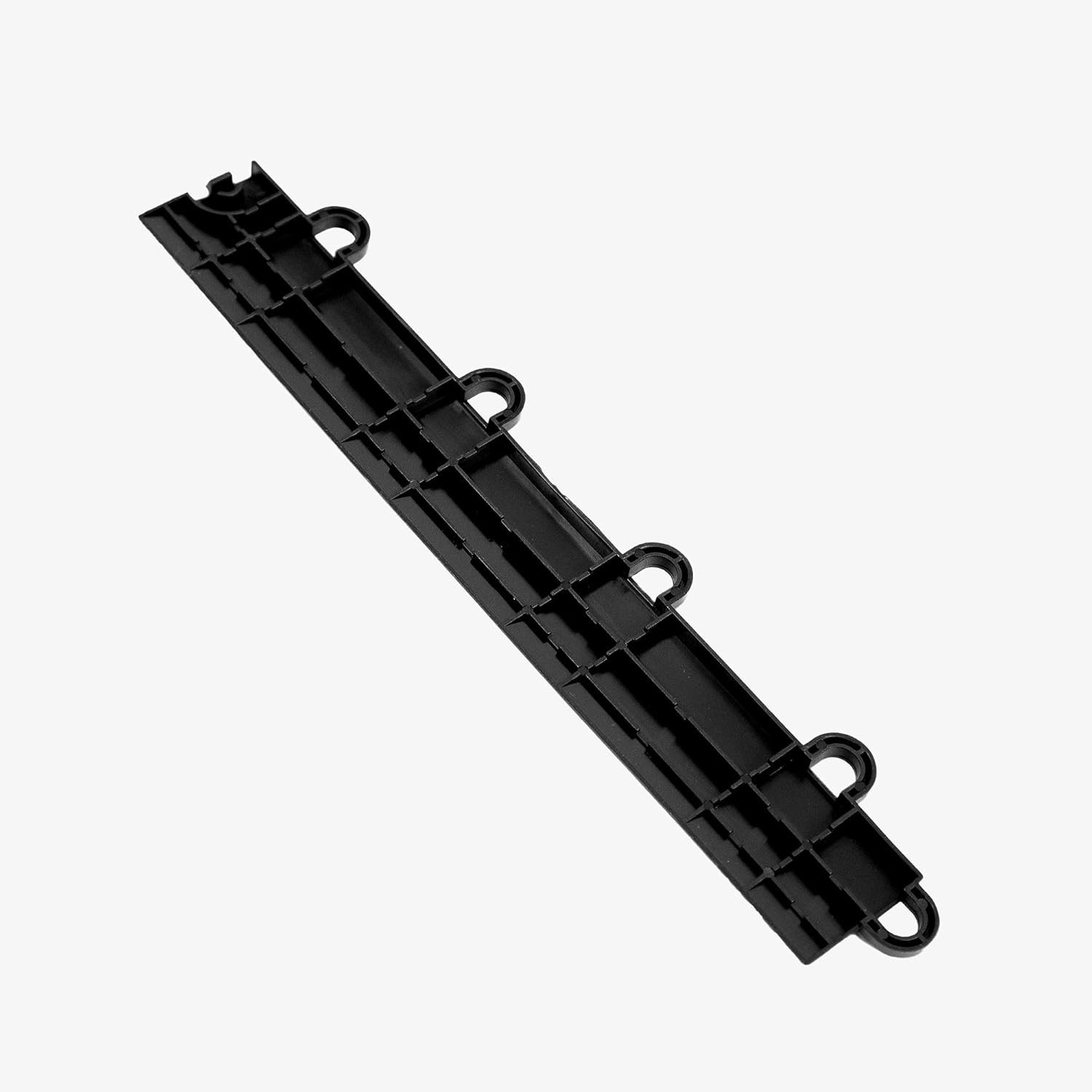 Smooth Ramped Edge Pieces for Nitro Interlocking Garage Floor Tiles – Black
