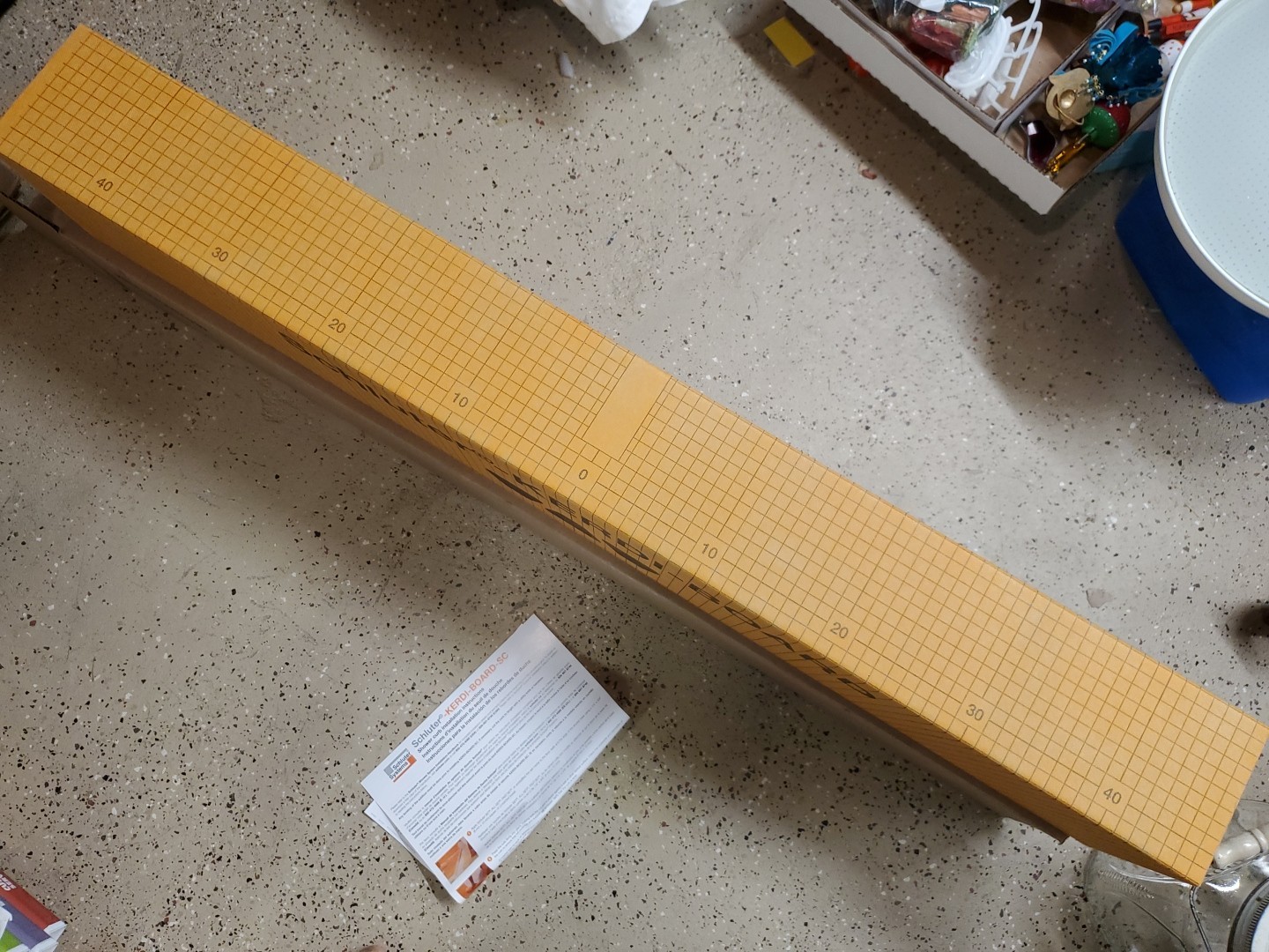 Schluter Systems Kerdi Shower Curb KBSC115150970 38″ x 4-1/2″ (97cm x 11.5 cm)