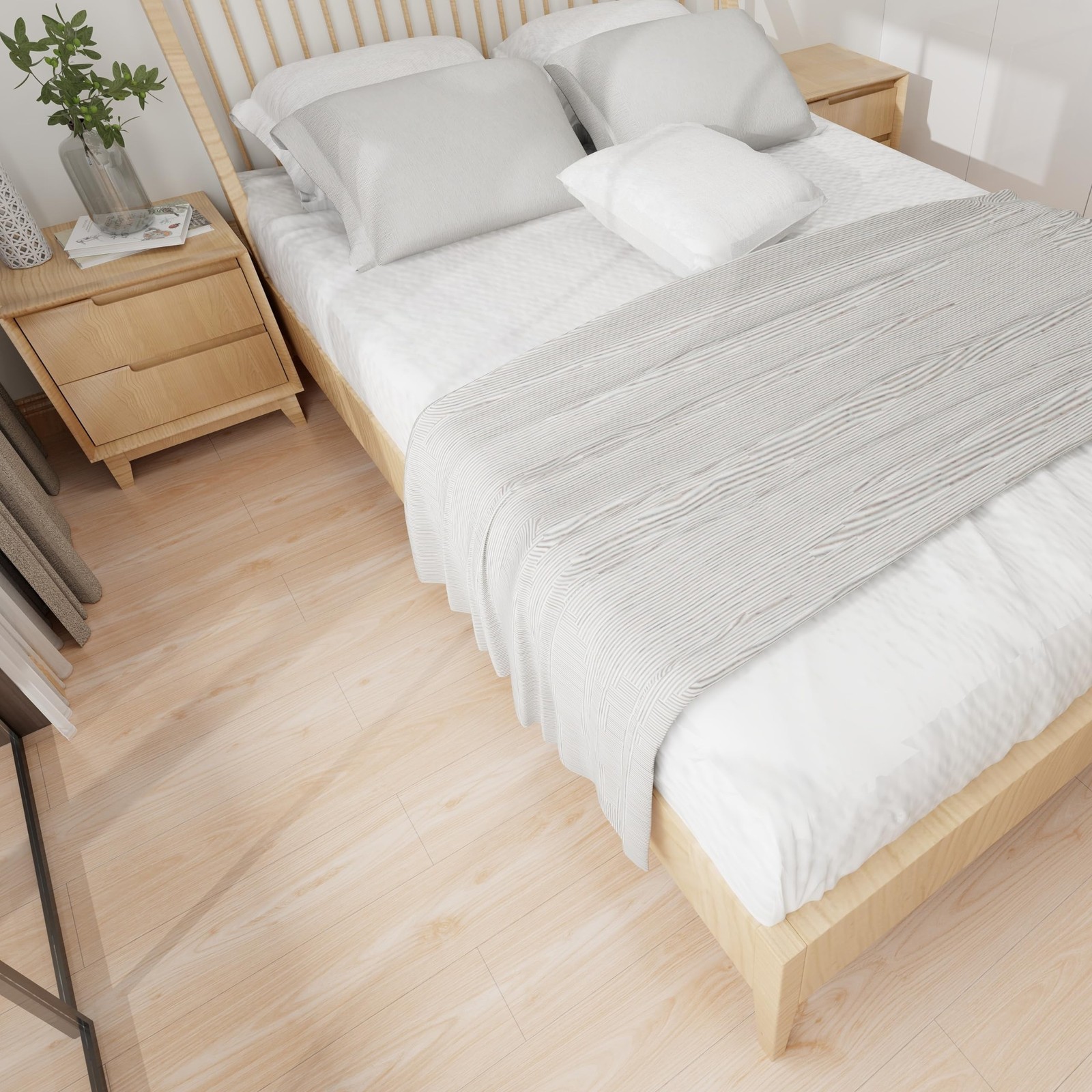 Hilarious Peel and Stick Floor Tiles, Vinyl Wood Flooring Plank, 36In x 6In S…