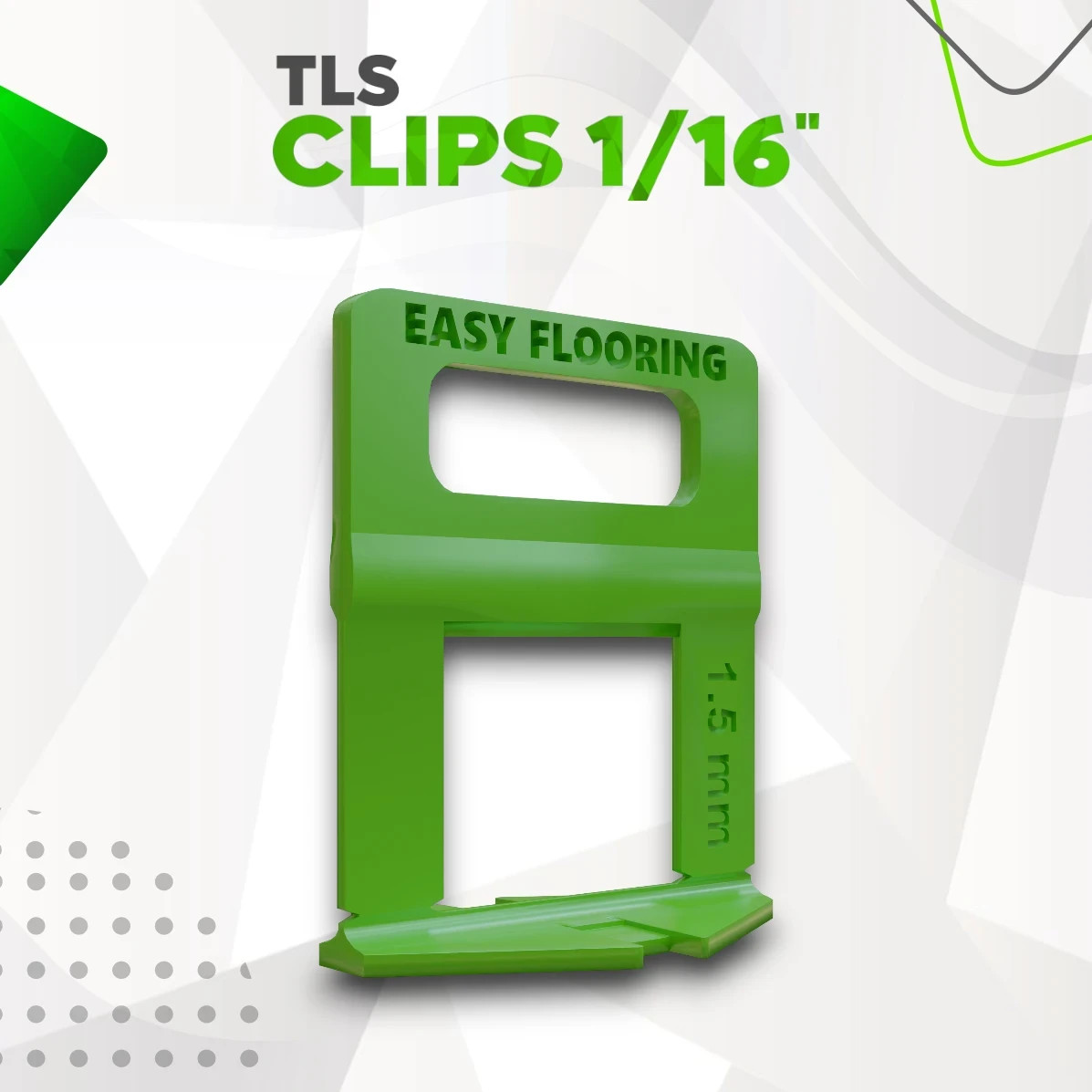 Tile Leveling System Clips 1/16″ (1.5 mm) – Standard Spacers