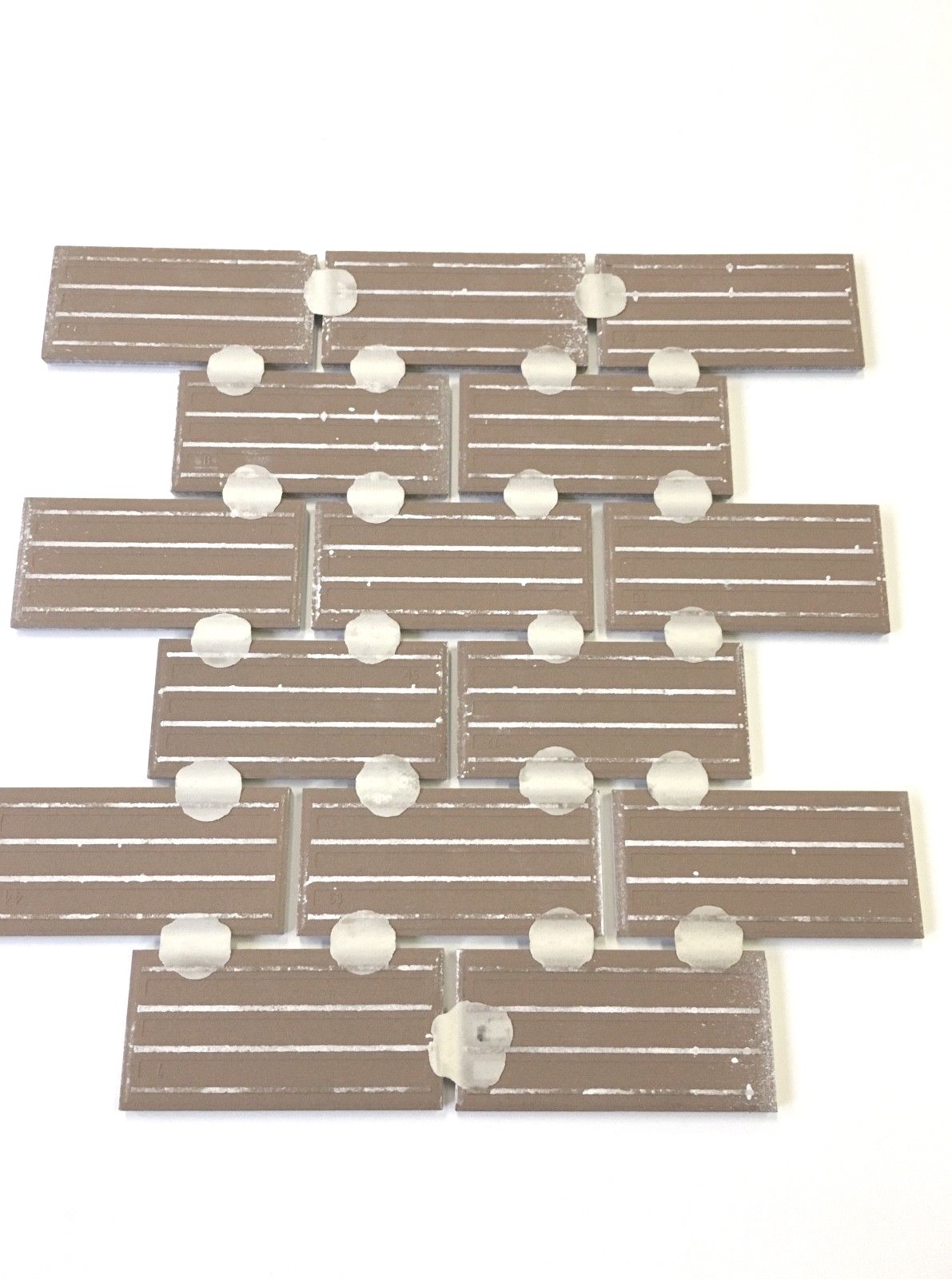 2×4 White Subway Glossy Ceramic Wall Tile Kitchen Backsplash Bathroom (10 SHEET)