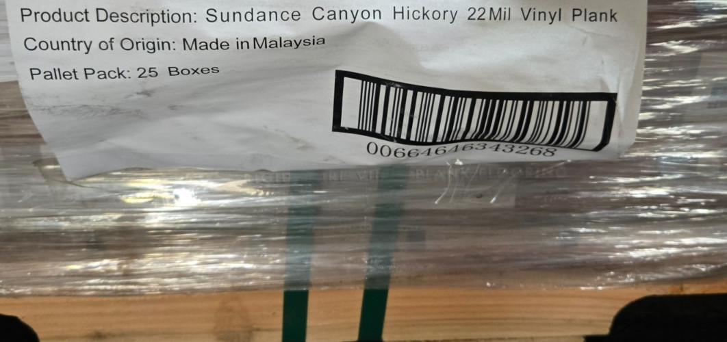 Pallet Sale – Lifeproof Sundance Canyon Hickory 22 mil plank flooring – 25 cases
