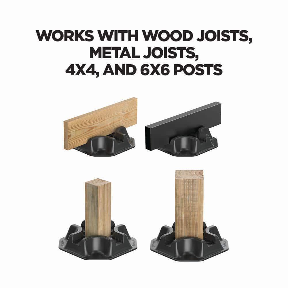 CAMO Deck Block 15.75| x 15.75″ x 3.5″ Heavy-Duty Polyolefin (20-Count)