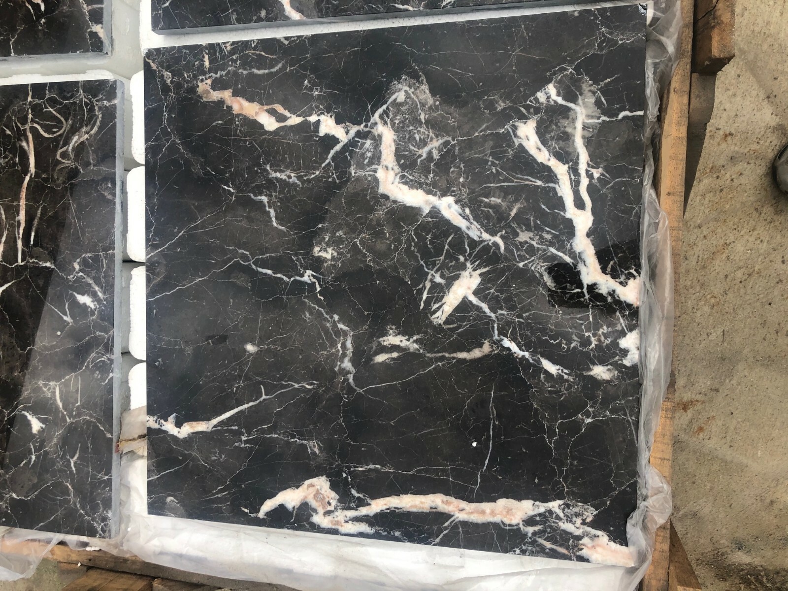 Tile Emperedor Dark Marble Remodel Stone About 3×3 SAMPLE PIECE TS-25