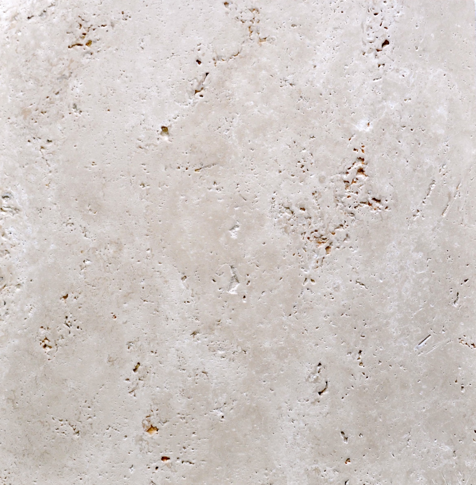 Light 4×4 Brushed Straight Edge Travertine Floor and Wall Backsplash Tile 1 SF