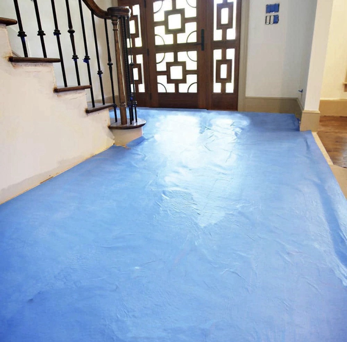 Stay Put Surface Protector 3.2 ft. x 164 ft Lightweight Reusable Easily Adheres
