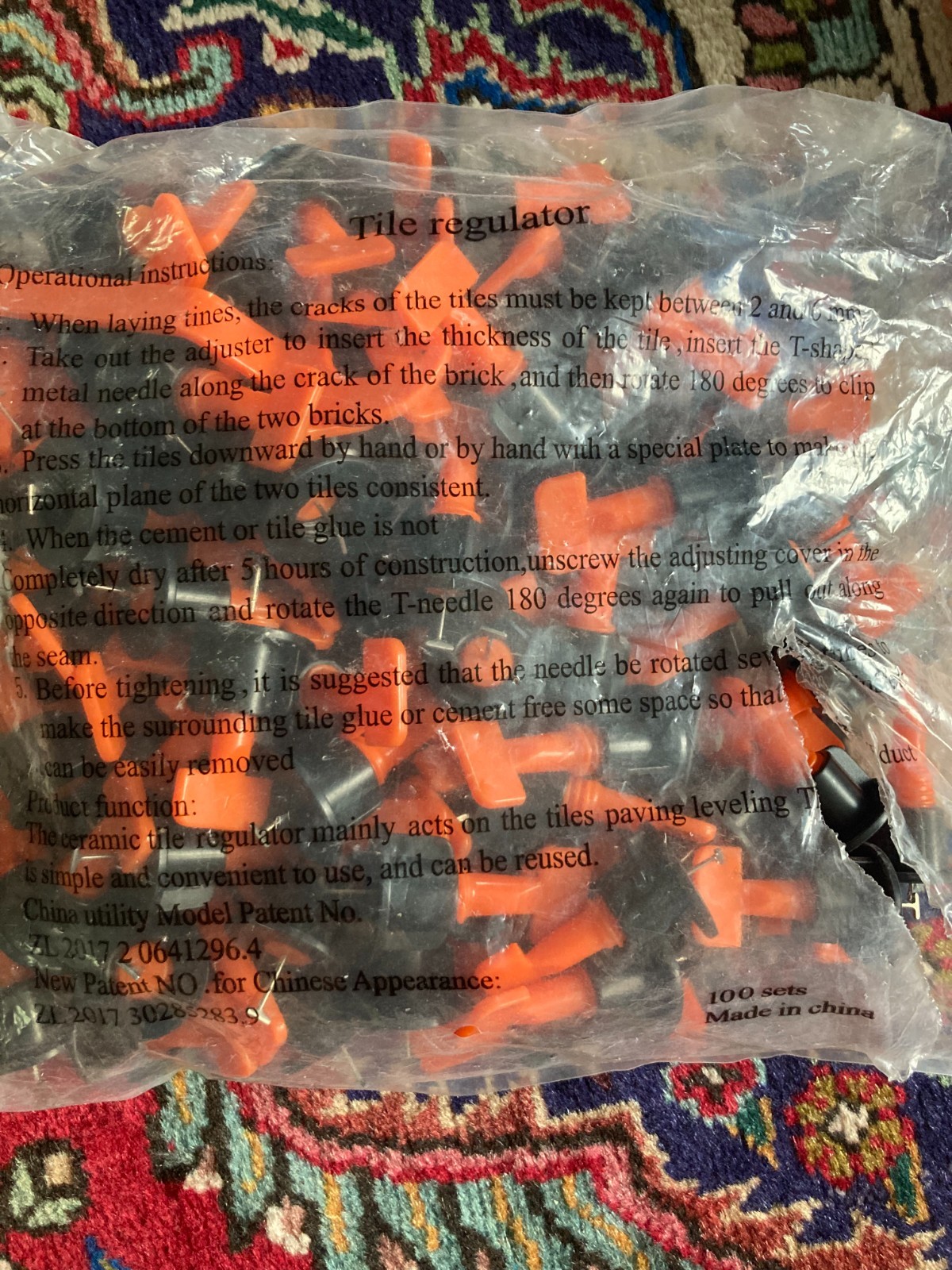 100pcs Tile Leveler Spacers and 500PCS 2mm Tile Spacer,Tile Leveling System with