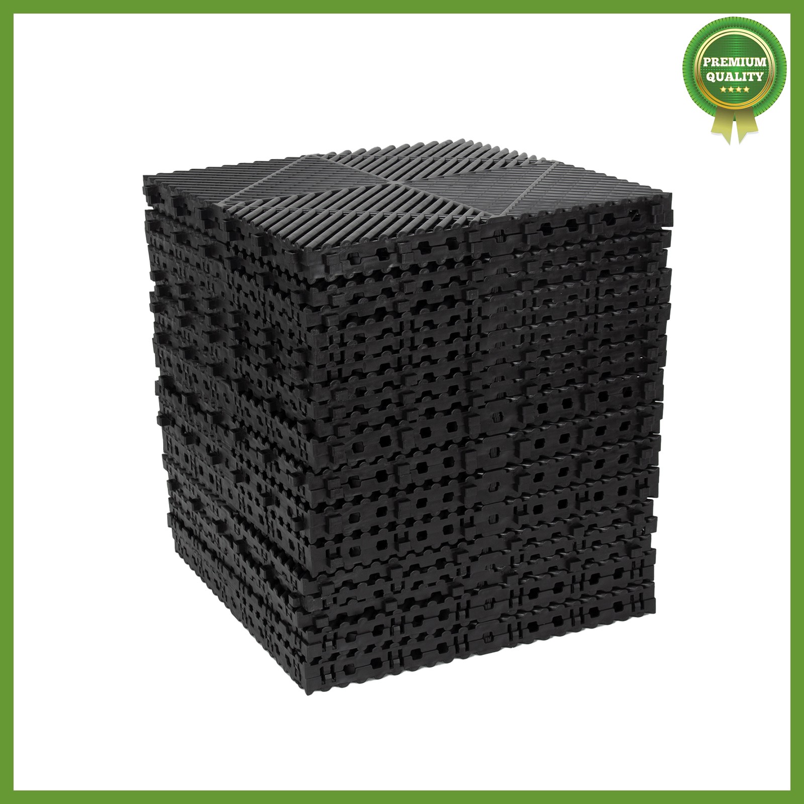 Garage Floor Tiles Interlocking 25 Pack Flooring Tiles 15.75×15.75″ For Patio