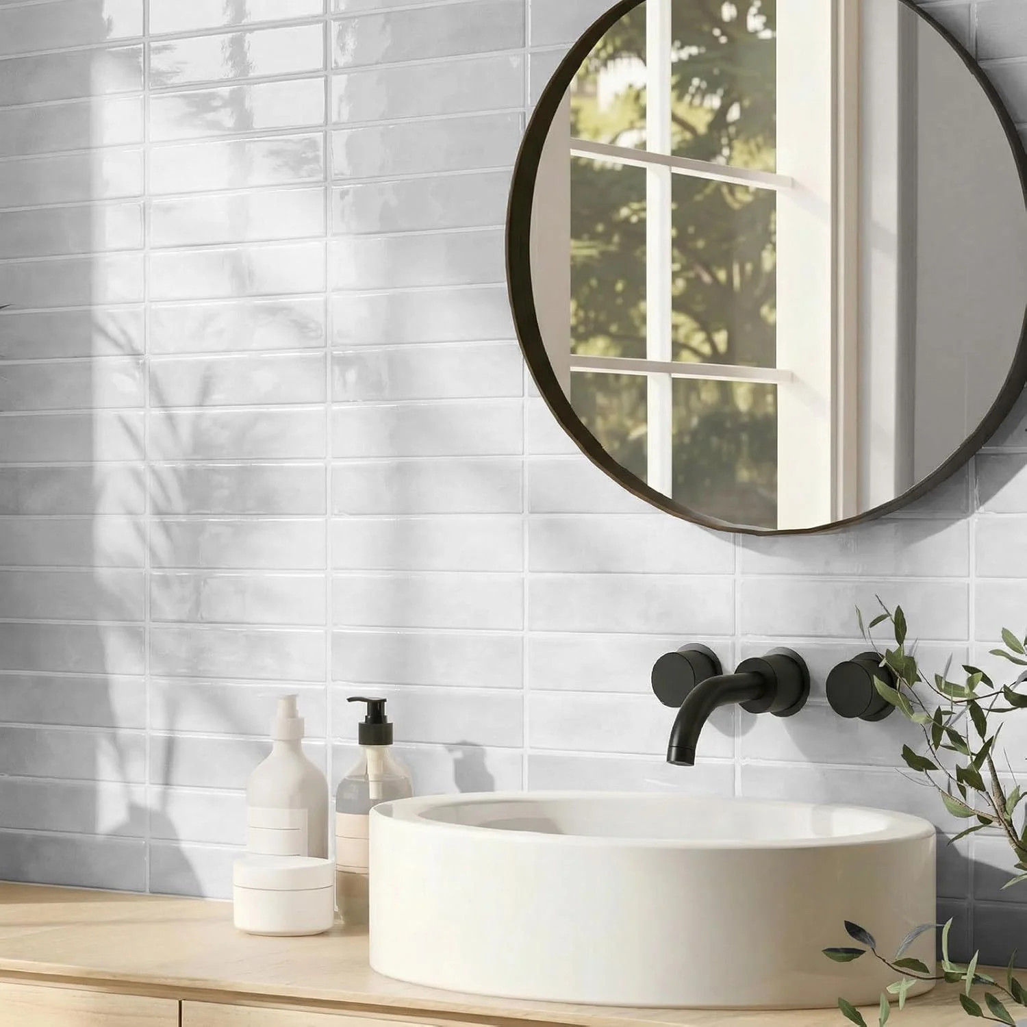 Peel and Stick Backsplash Tiles – Easy DIY Self-Adhesive Subway Wall Tiles, 10 P
