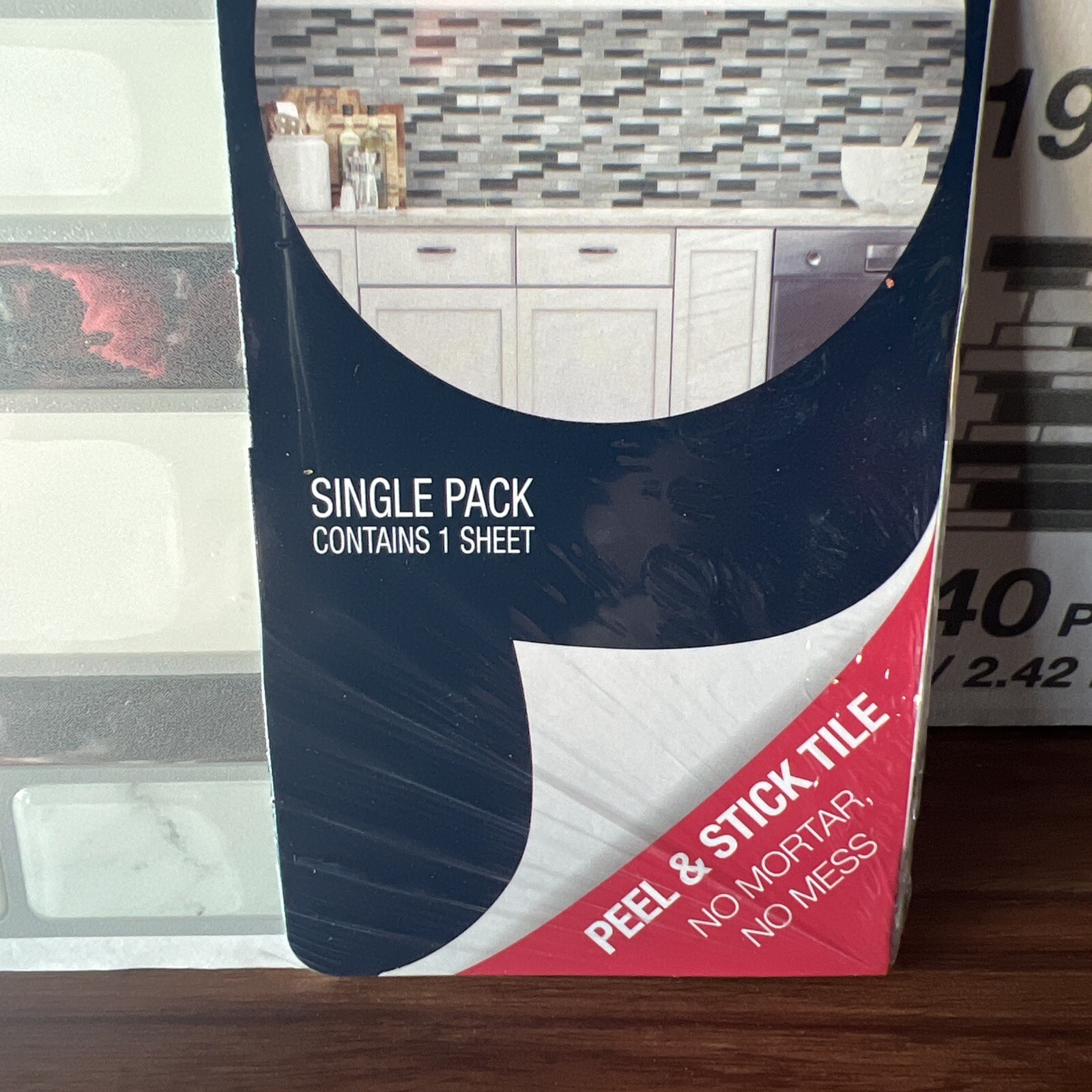 Peel And Stick Mosaics Tile Brand New Full Box Cornerstone Light 40 Sheets