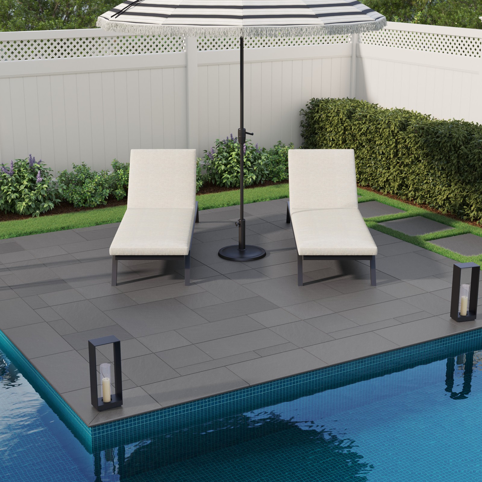 Ackland AKLNPPTM-PL 12″ x 24″ Rectangle Exterior Paver Tile – – Glacial Drift