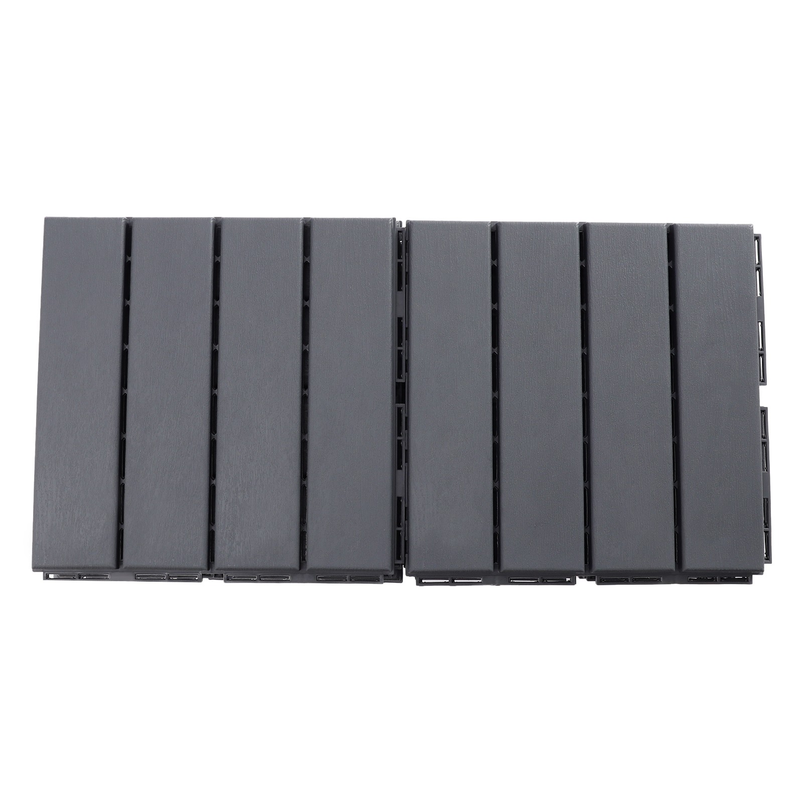 12″x12″ Interlocking Deck Tiles, 30 Pack Outdoor Patio Floor Tiles Dark Gray