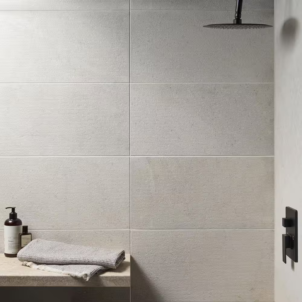 Iris Chiseled Perla 11.69 In. X 23.5 In. Chiseled Porcelain Floor and Wall Tile