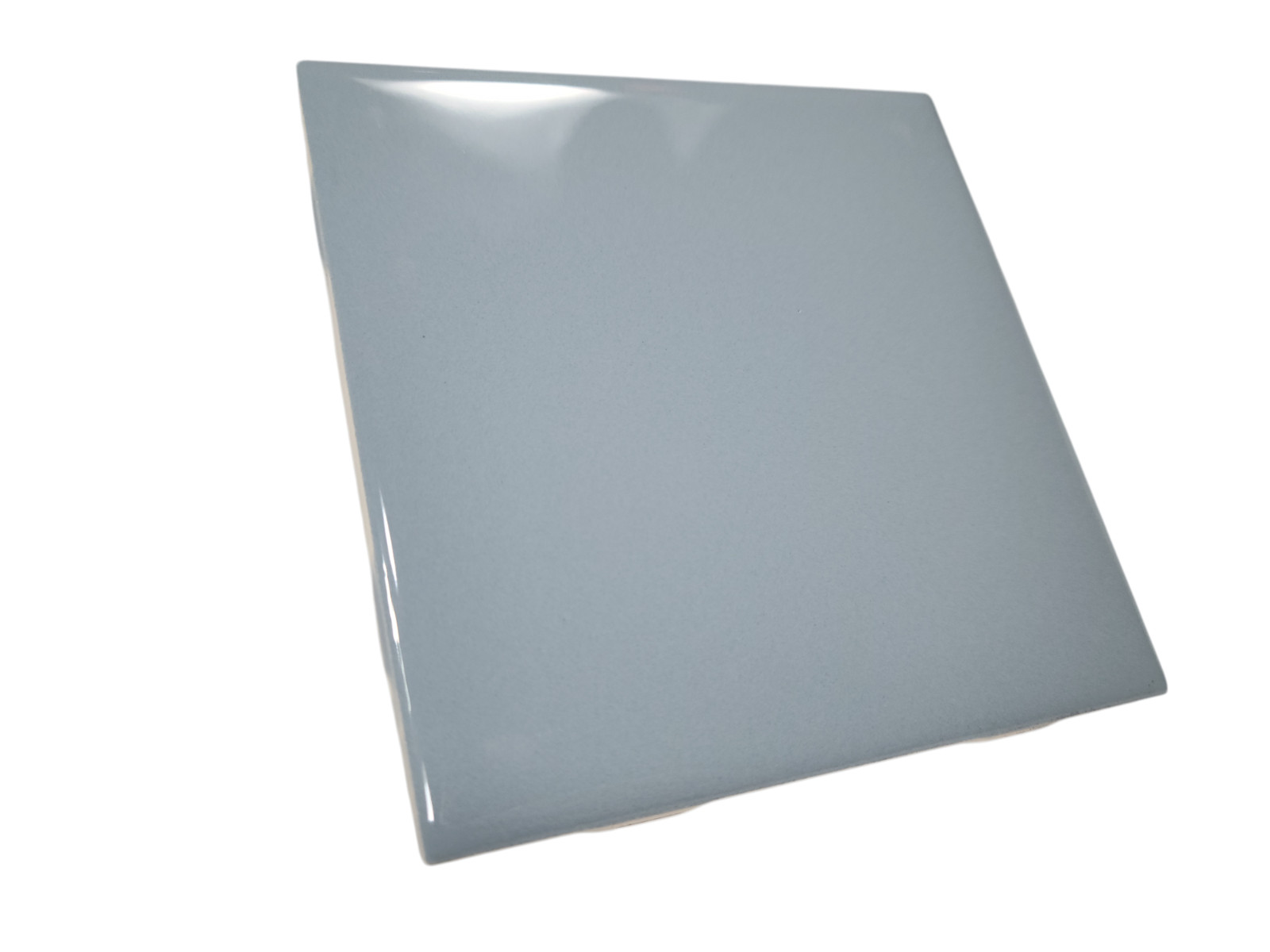 Vintage Blue Ceramic Tile 4.25 in Subway Square Shower Kitchen Wall Backsplash