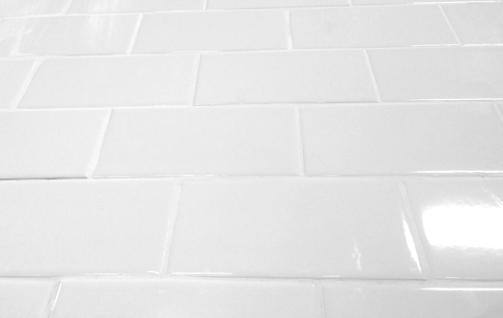 White 3×6 Shiny Glossy Finish Ceramic Subway Tile Backsplash Wall Floor Kitchen