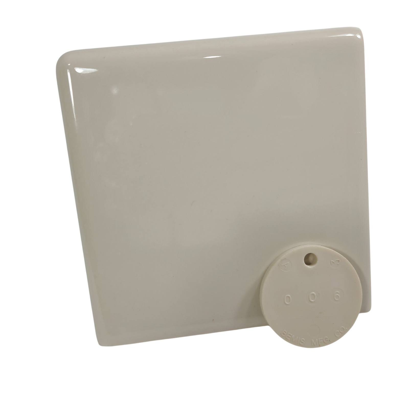 Beige Almond Bone 4.25 in Ceramic Tile Bullnose Shower Corner Subway Curved Edge