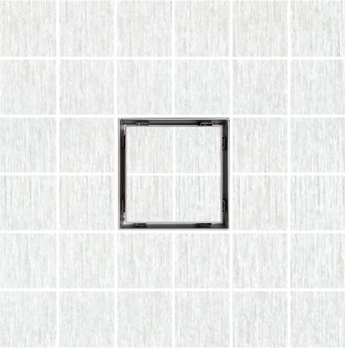Tile Insert Square Shower Drain 5″ 316 Stainless Steel for 2″/3″ Pipe