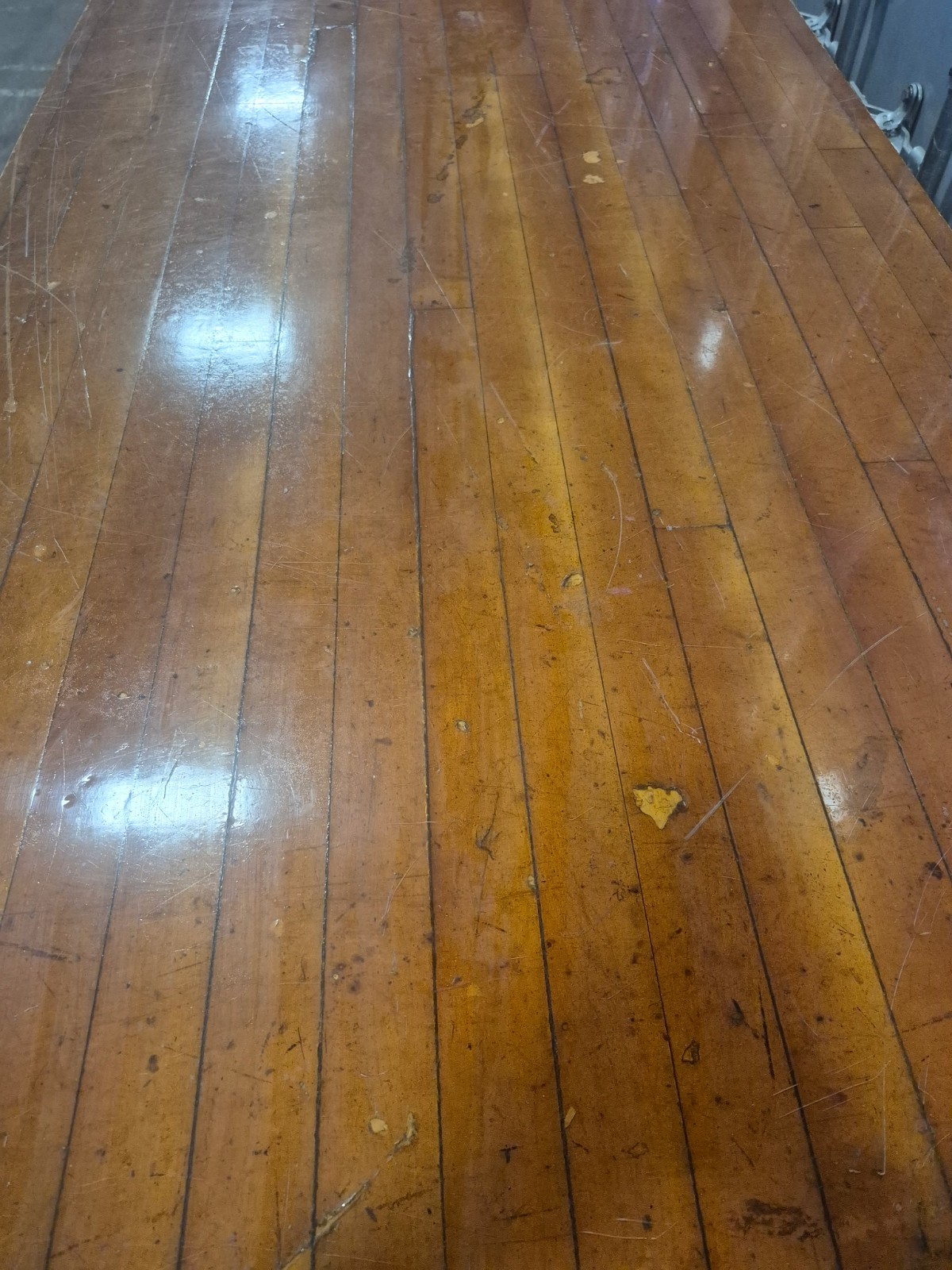 3,500sf of T&G Basketball Maple Court Flooring 2-1/4″ Wide x 1″ Thick De-Nailed