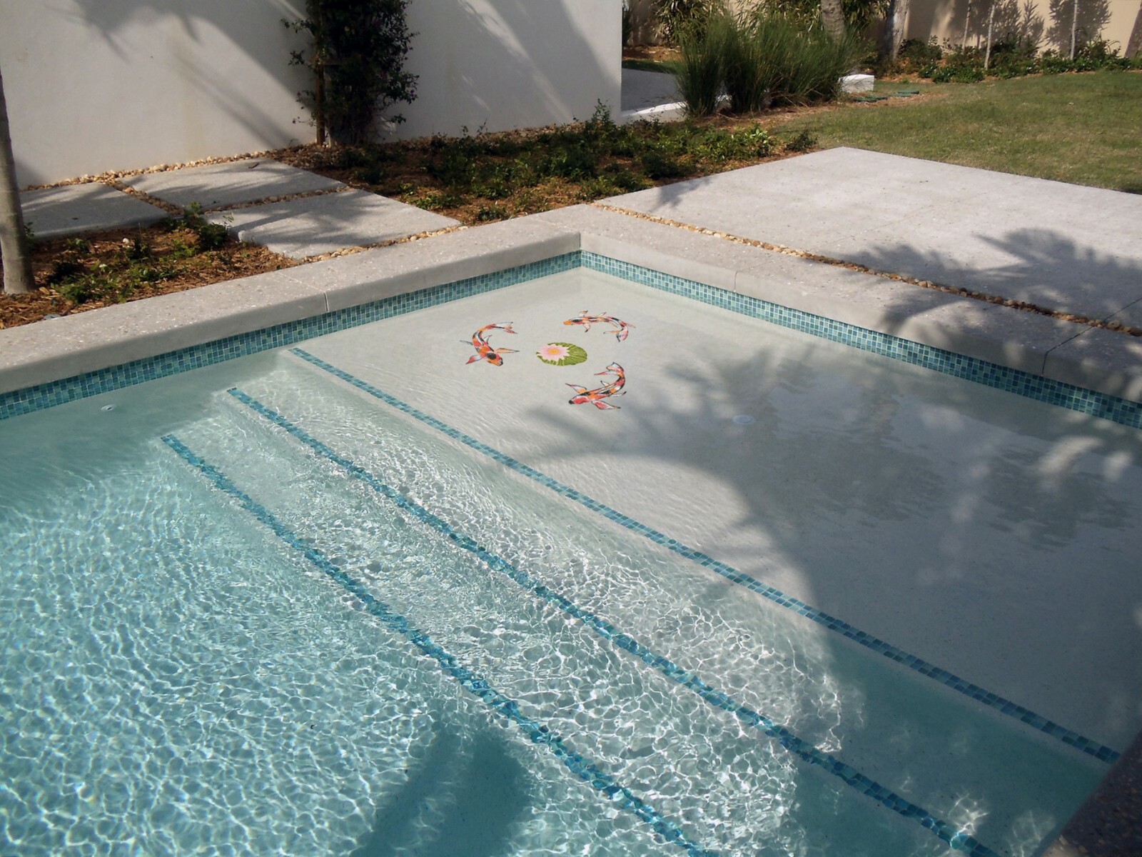 Mosaic Koi Fish and Lily Pads for Swimming Pool or Wall *Free Shipping*