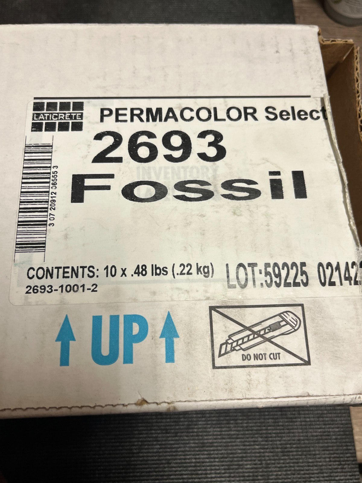 Laticrete Permacolor Select Fossil 2693 9 x 48 lb Grout Lot of 9