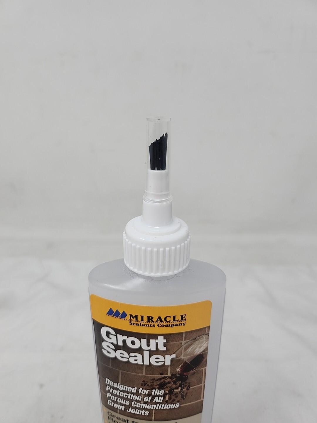 Miracle Sealants 367495 Grout Sealer Tile Joint Protector w/ Brush Tip 6oz