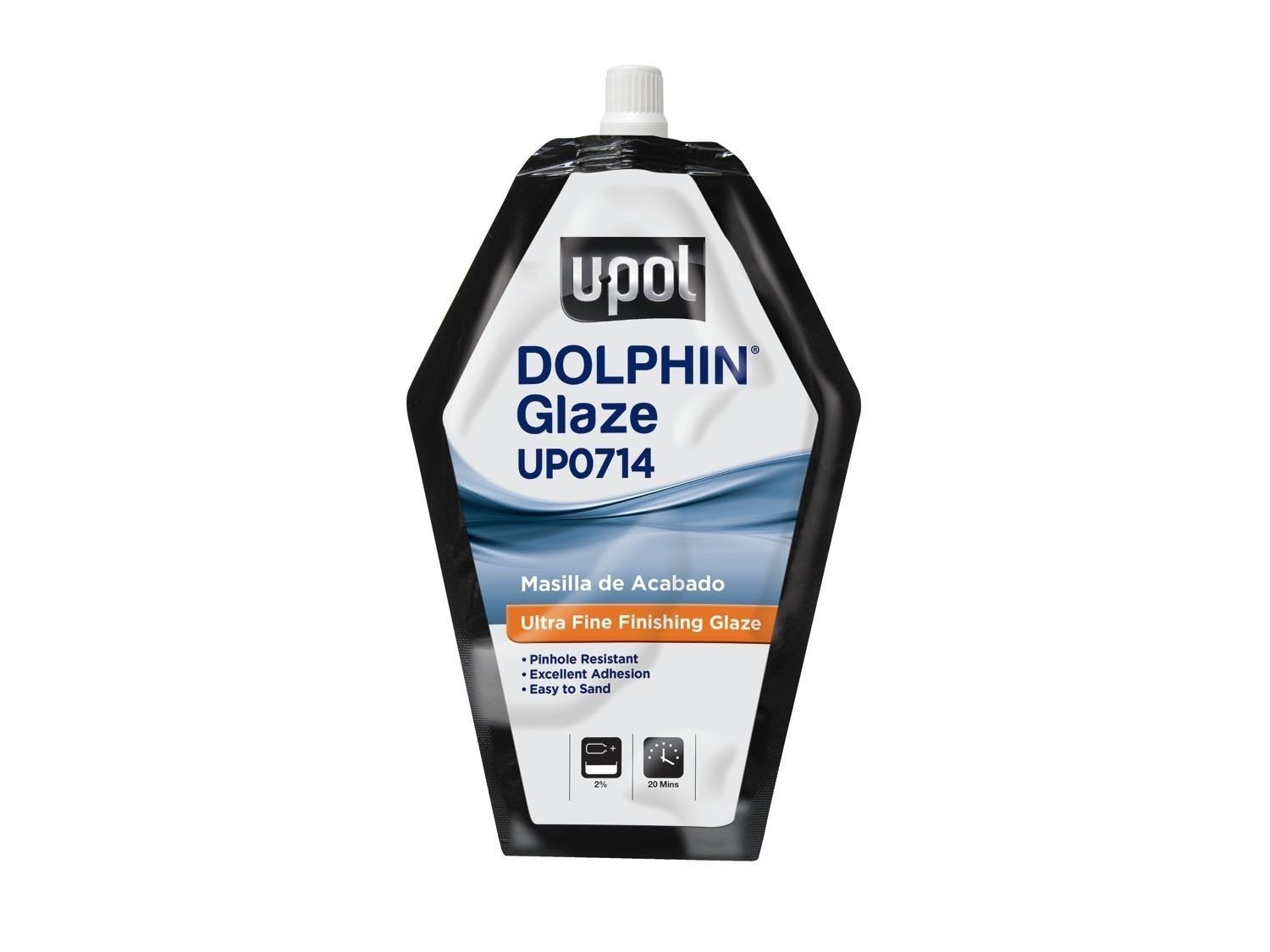 U-Pol Products 0714 Dolphin Glaze Self-Leveling Polyester Finishing – 440ml