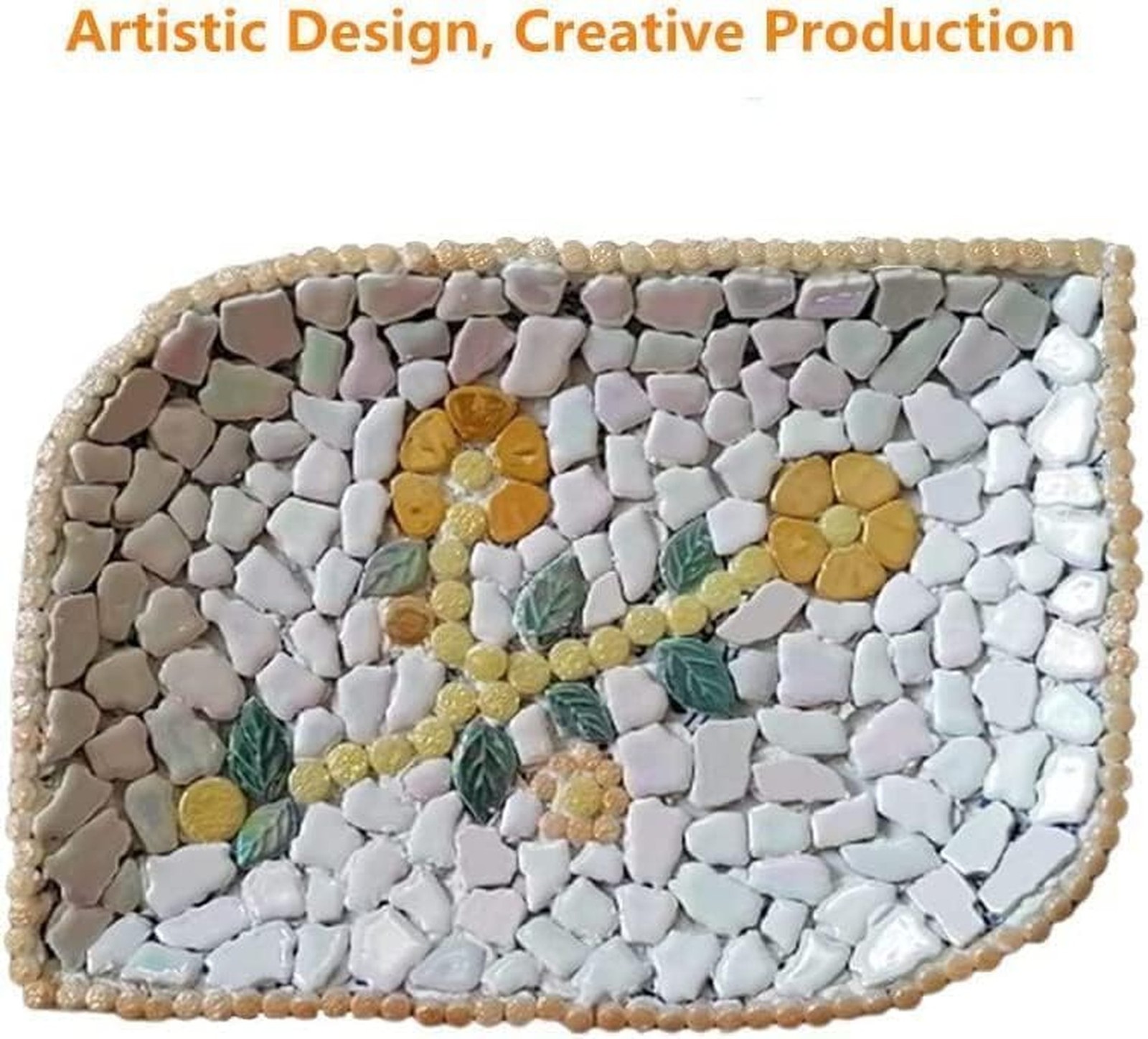 1.1LB Irregular Ceramics Mosaic Tiles, Mosaic Pieces Stones for DIY Mosaic Ma…